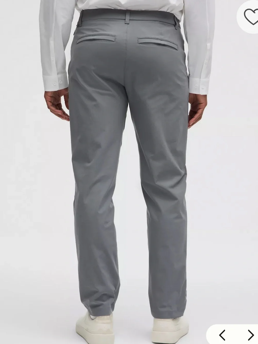 Lululemon ABC Classic-Fit Trouser Warpstreme Soar Grey Size 33